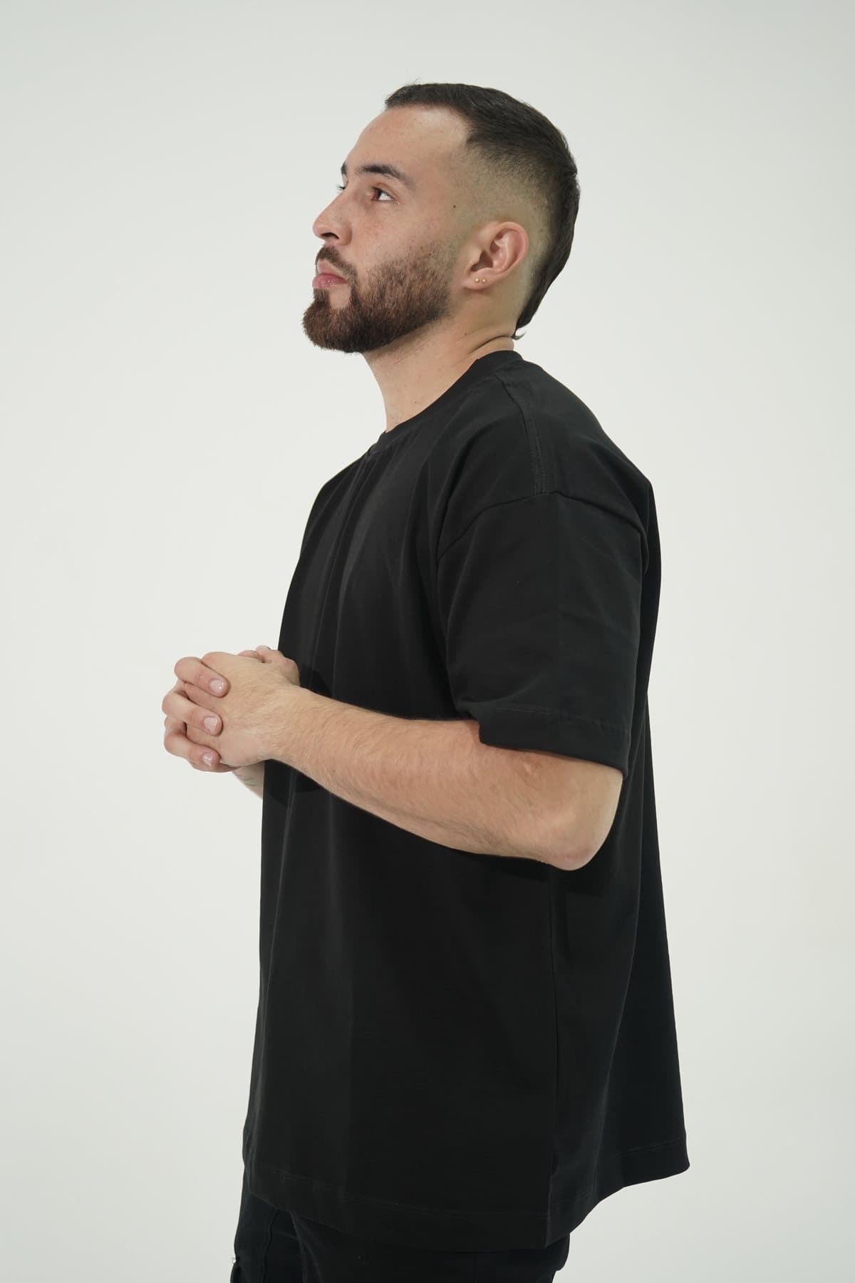 Camiseta oversize negra AUREN