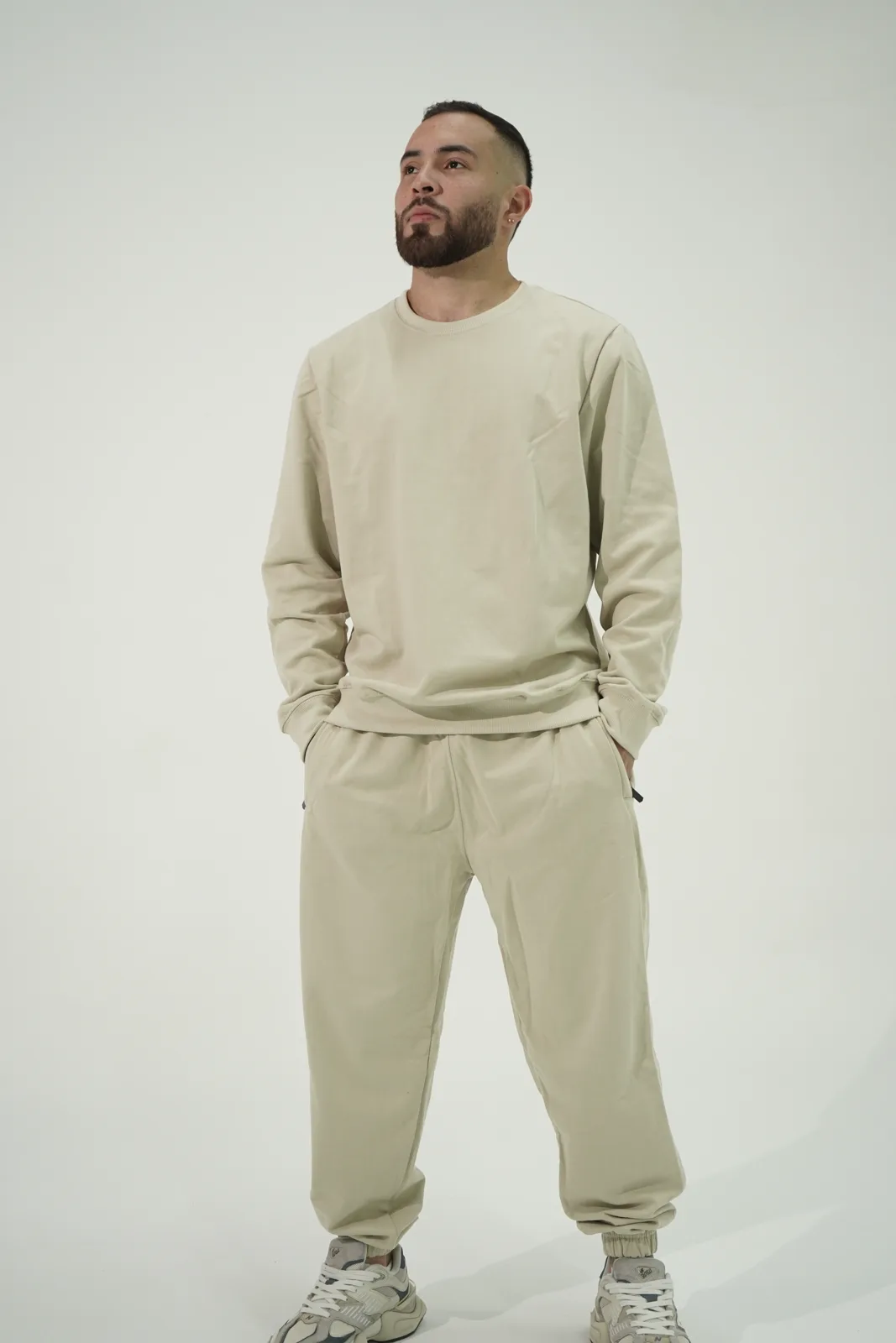 Conjunto Jogger de Algodón en color Arena